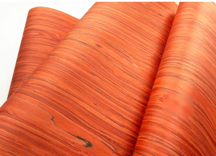 

2Pieces/Lot L:2.5Meters Width:60cm Thickness:0.2mm Technology Rosewood Pattern Wood Veneer(back non woven fabric)