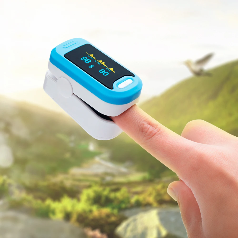  Medical baby Fever Alarm Infrared Thermometer & Finger Pulse Oximeter blood oxygen Heart Rate Monit