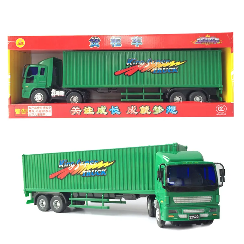 1 Pcs Car toy Engineering truck container truck model car toys Diecast