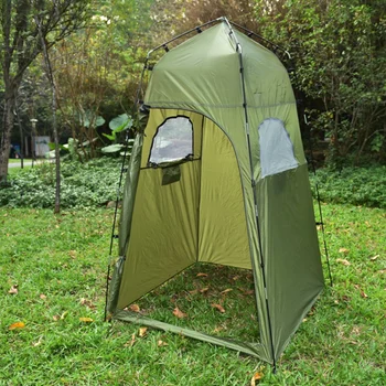 

Outdoor Shower Bath Tent Portable Beach Tent Changing Fitting Room Tent Camping Privacy Toilet Shelter Beach Tent + Carry Bag