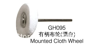 

free shipping 100pcs GH095 Mournted cloth wheel ,jewelry polishing wheels,handle Wire Wheel,dental polishing wheels