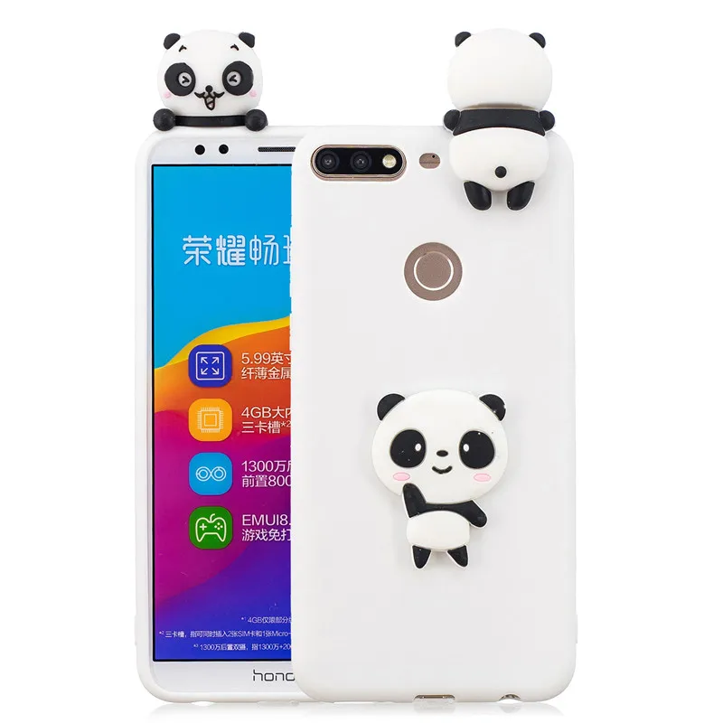 Y7 чехол для Coque huawei Y7 чехол s для huawei Y7 Prime чехол мультяшная 3D кукла игрушка Мягкий силиконовый чехол для телефона для женщин - Цвет: I