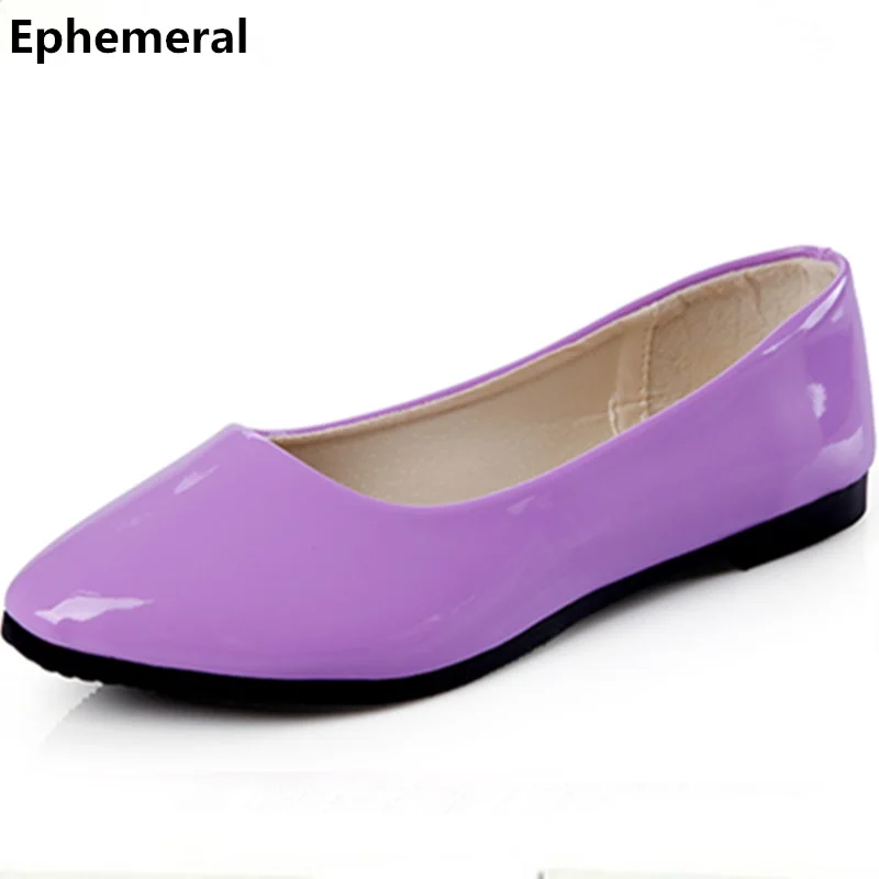 Female Candy Colors Flats For Wide Foot Super Plus Size 3 17 American