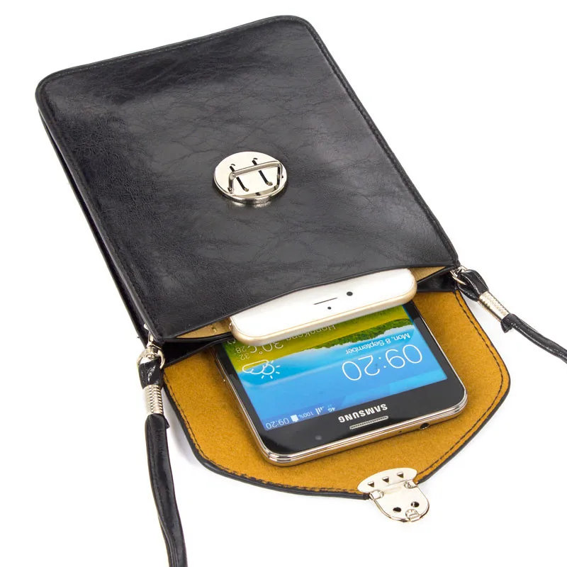 Кожаный чехол через плечо для iPhone6 6s Plus для samsung S6 Note 4 3, сумка для мобильного телефона XCT27