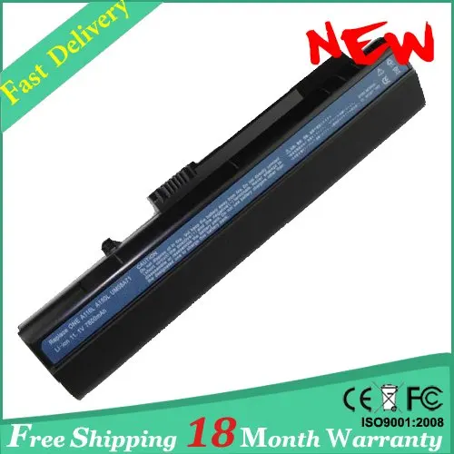 Batteria UM08A31 / UM08A51 Per Acer Aspire One D250 A110 A150 ZG5 - 11.1V 5200mAh 6 Celle, Sostitutiva Per Serie A110/A150/D150