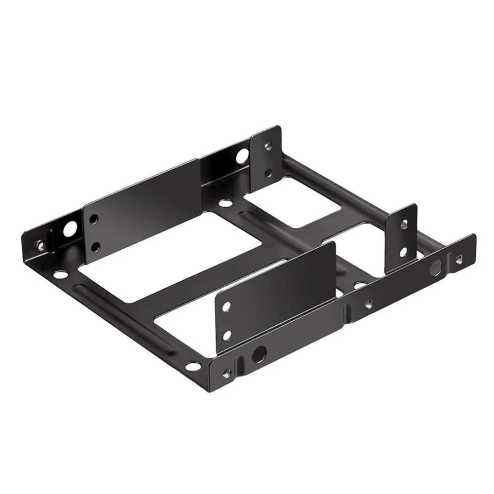 

2.5 To 3.5 Internal Mounting Converter Desktop Computer Bracket Hard Drive Adapter SSD Dual
