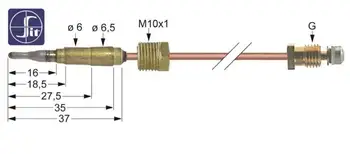 

SIT Thermoelement Lange 750mm Steckhulse 6,0(6,5)mm