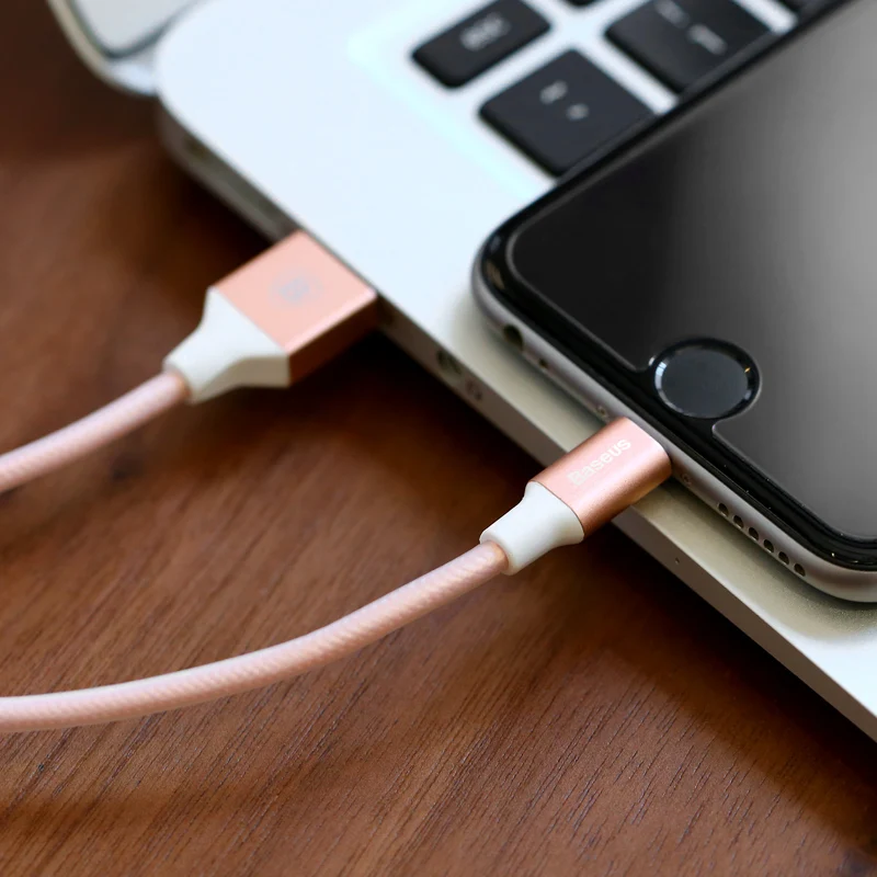 Baseus كابل يو اس بي ل فون X 8 5 5 s 6 s 6 7 الهاتف المحمول 2A سريع كابل شحن كابل شاحن مزامنة البيانات سلك ل IOS 8 9 10 11