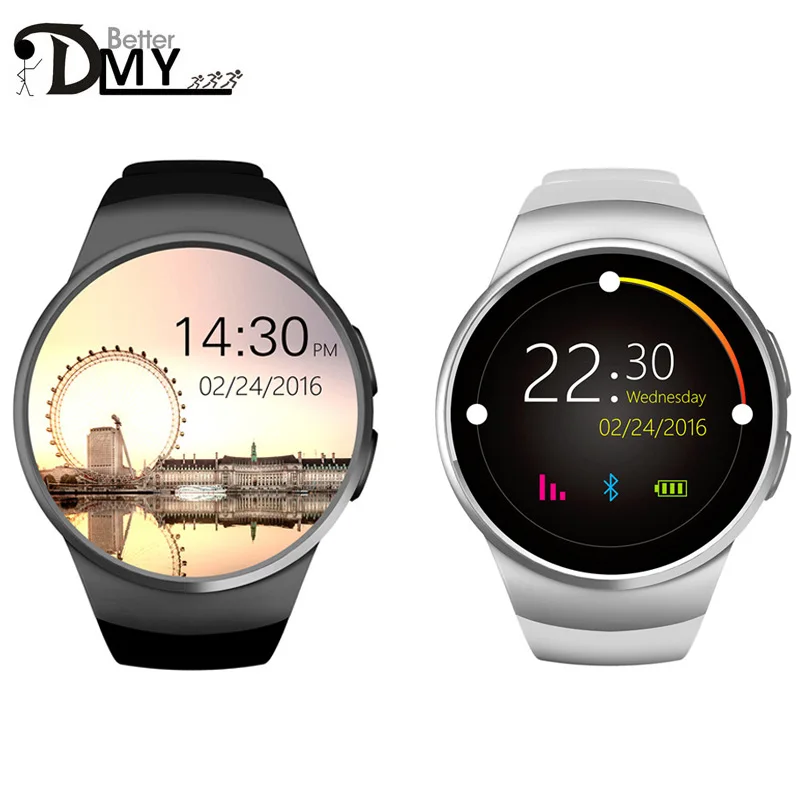 2016 Newest Smart Watch KW18 Smartwatch for iphone android smartphone Heart rate monitor Pedometer SIM Watch