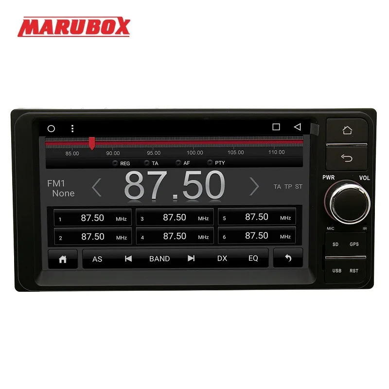 MARUBOX 7A701DT3,Универсальная автомагнитола для TOYOTA на Android 8,Головное устройство,Четырехядерный процессор Allwinner T3,оперативная память 2 Гб, встроенная память 32Гб,Radio модуль TEF6686,GPS,Bluetooth