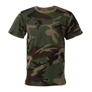 

Summer Outdoors Hunting Camouflage T-shirt Men Breathable Combat T Shirt Dry Sport Camo Outdoor Camp Tees JG XL