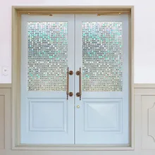 3D цветное лазерное окно конфиденциальности наклейки мозаика статическая стеклянная пленка неклейкая пленка анти УФ офисная ванная комната домашняя декоративная пленка