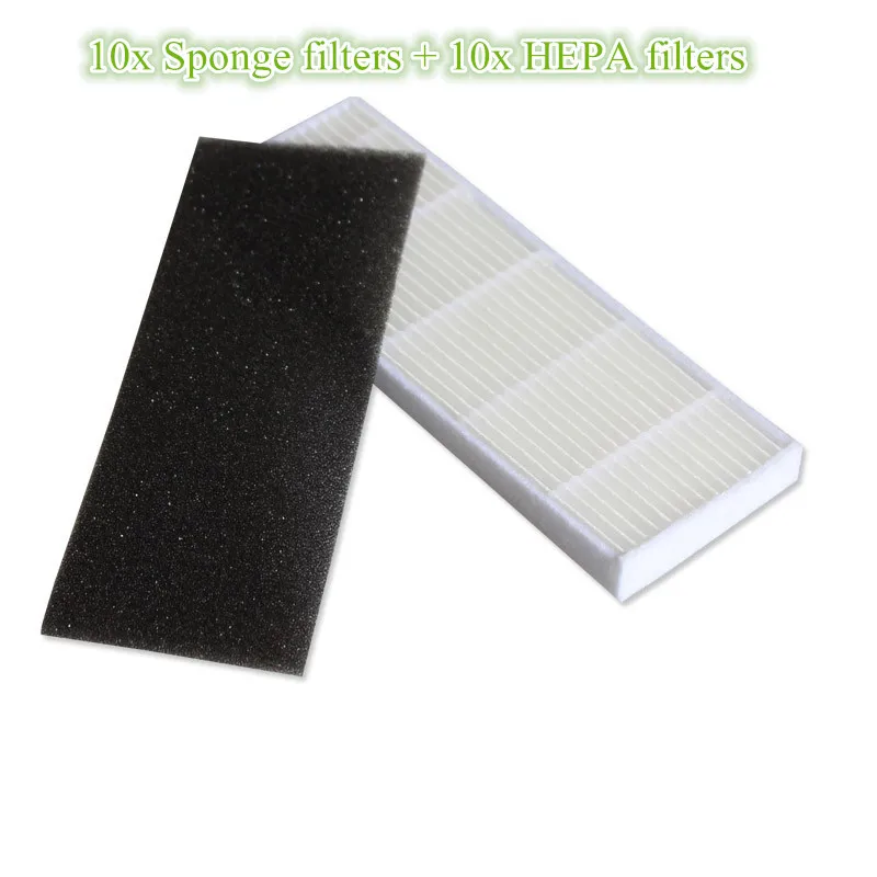 Buy 10* Robot HEPA filter+10*Sponge Filters for chuwi