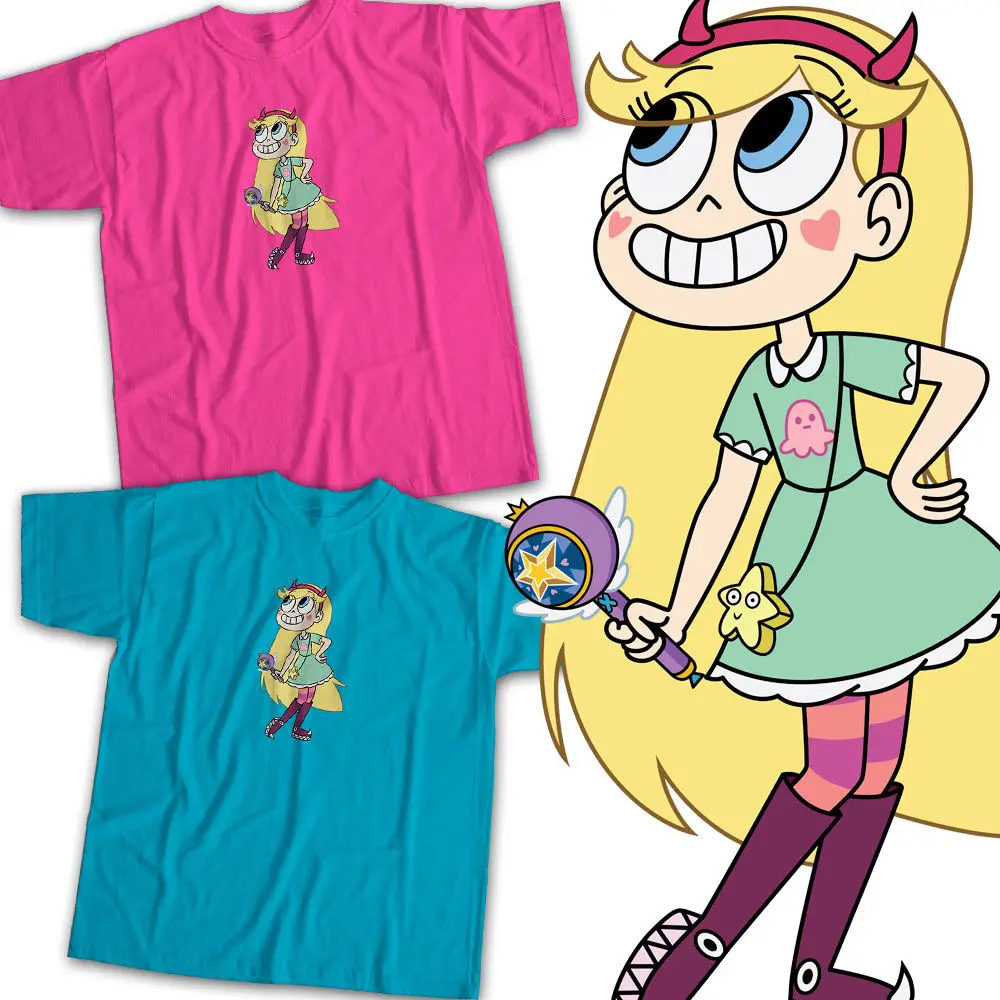 

Star vs Forces of Evil Princess Butterfly Mens Womens Kids Unisex Tee T-Shirt