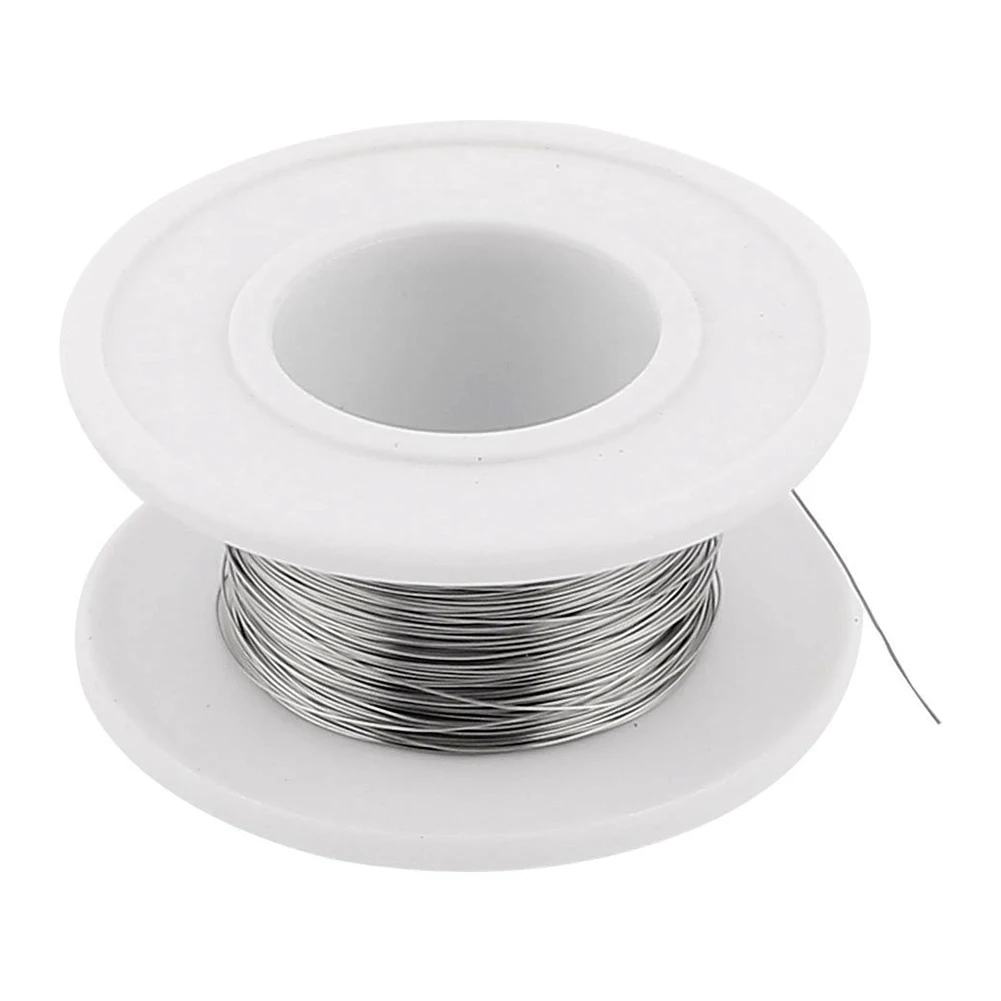 

Wholesales item Nichrome 80 0.2mm 32 Gauge AWG 40M Roll 29.72 Ohms/m Heater Wire