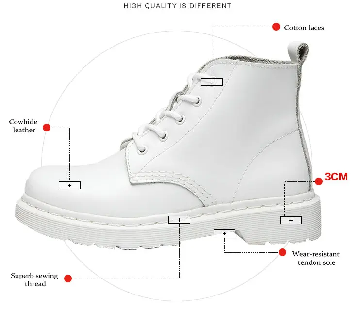 Новинка года; Ботинки martin из натуральной кожи; женские белые ботинки в английском стиле; ботинки на плоской подошве на низком каблуке; Женские ботинки в байкерском стиле