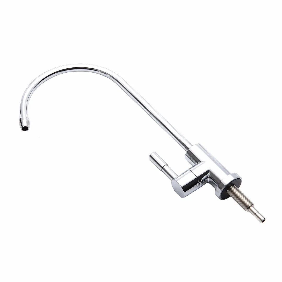 Mayitr 1/4'' Kitchen Chrome Reverse Osmosis RO Drinking Water Filter Sink Faucet Tap