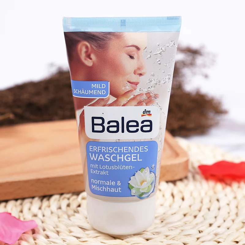 Balea, Германия освежающий очищающий гель 150 мл мелкие морщинки, обеспечивающая гладкость кожи, что обеспечивает глубокое очищение кожи ремонт травмы осветляет тон кожи