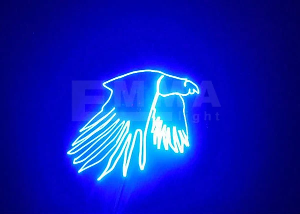 

2w bleu lazer promotion ,writer effect sky laser light ,sd card lazer projector advertising light