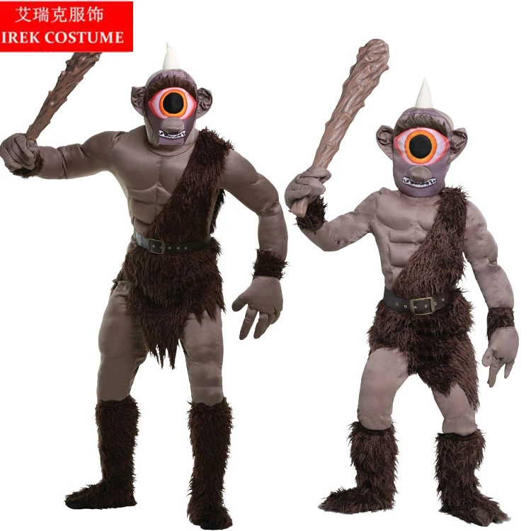 

IREK hot Party Halloween Costume Adult Carnival Party Stage Performance Costume cosplay Cyclops Monster Devil Garment Costume