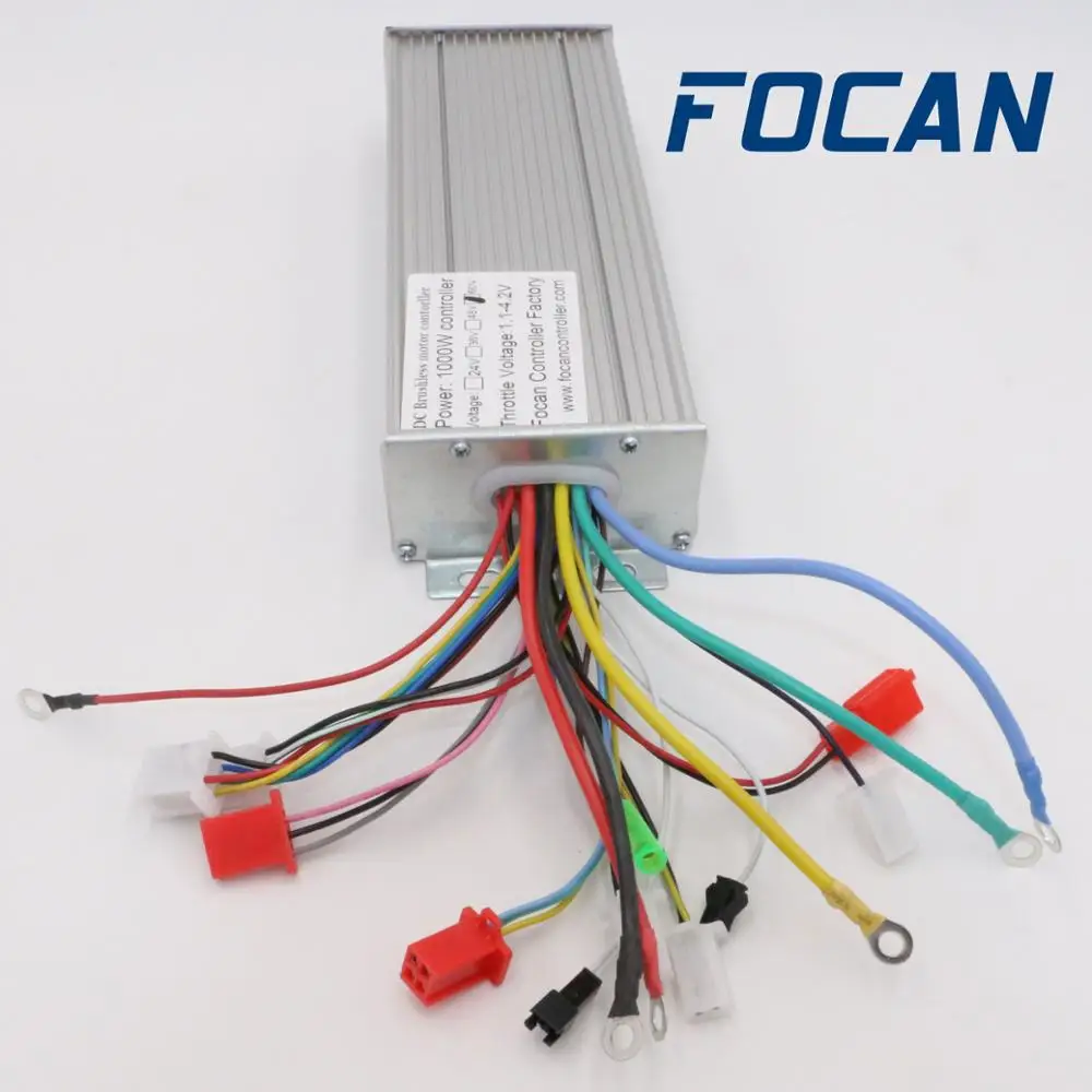 Controlador sem Escova da Bicicleta Elétrica de 72 45a para o Controlador w da Motocicleta do Trotinette da E-bicicleta v 1000 w