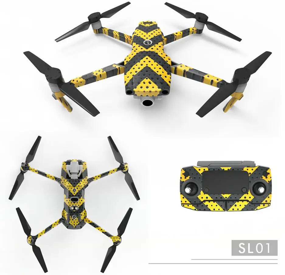 Drone Body Skin 3M наклейка s наклейки батарея наклейка удаленного контроля для DJI mavic 2 pro zoom Drone аксессуары - Цвет: Option 3