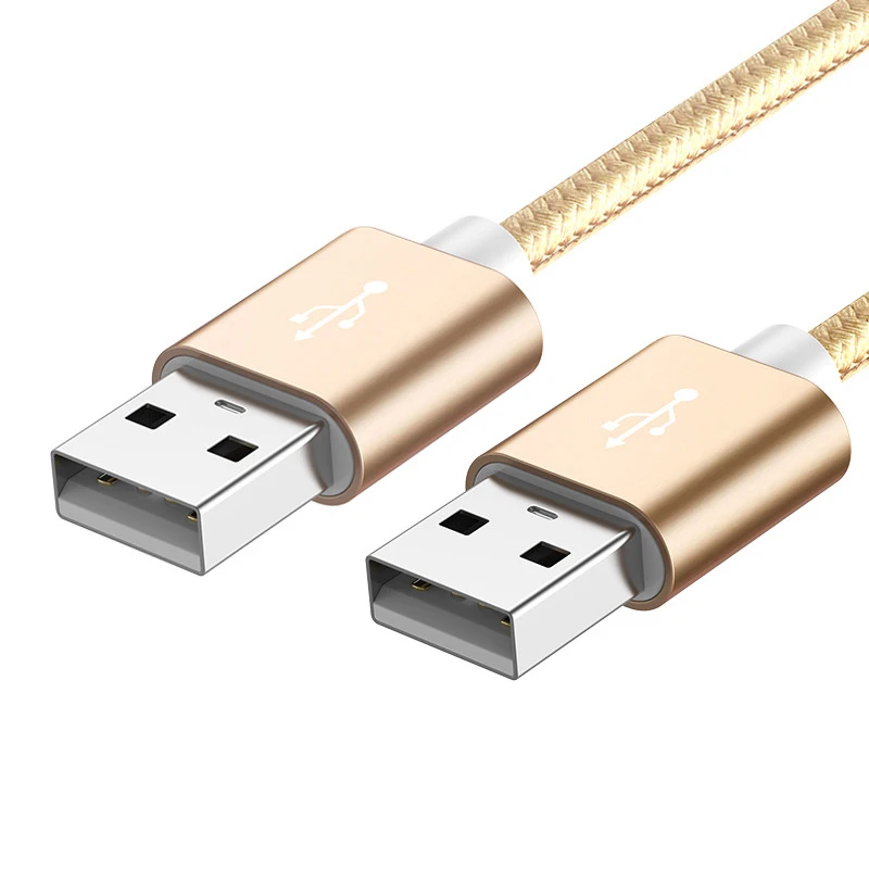 Thbelieve USB Male To Male Cables 1M Braid Nylon Cables USB Extension Cords Fast Speed Charging Data Transimission Retail (1)