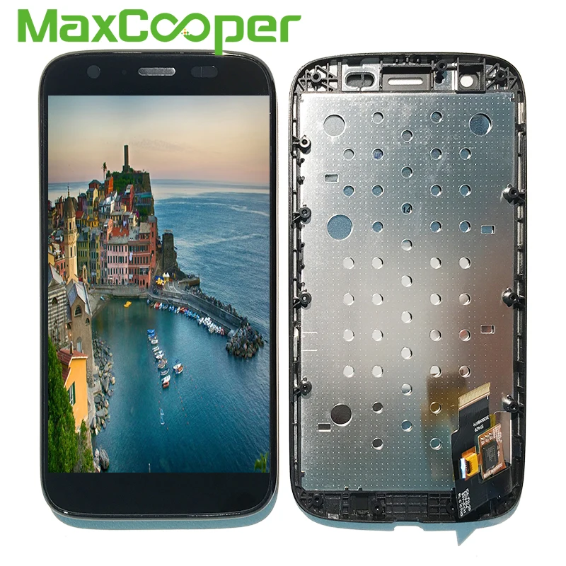 ЖК-дисплей 4 5 дюйма для Motorola Moto G G1 XT1032 XT1033 сенсорный экран с дигитайзером и рамкой
