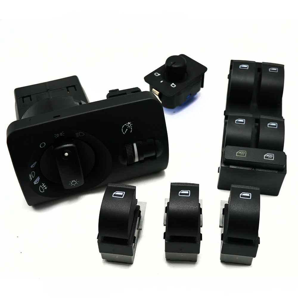 For Audi A6 C5 RS6 S6 Allroad Side Mirror Window Headlight Control Switch 4B0 959 851 855 4B1 565A 941 531E | Автомобили и