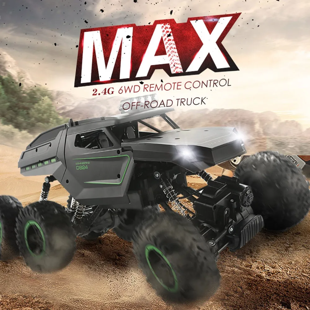

2019 New JJRC Q51 1:12 rc car mountain off-road vehicle toys bigfoot MAX 6wd off-road remote control rc climbing car toys gifts