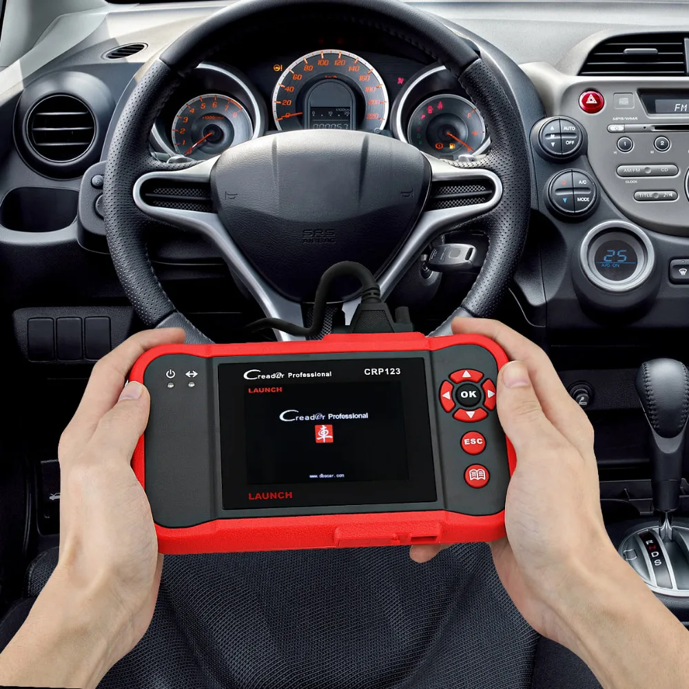 LAUNCH Creader CRP123 Профессиональный считыватель кодов OBD2 сканер X431 CRP 123 автоматический