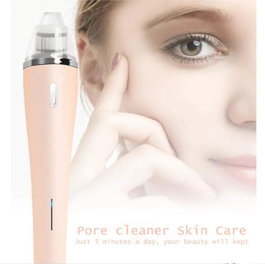 

2018 Blackhead Acne Spot Removal Beauty Device Woman/man Pore Cleaner 4 Treatment Head Three Mode Diamond Skin Care Equipment
