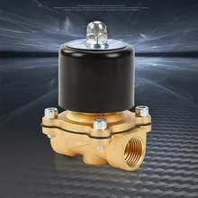 DN15 латунный корпус клапана два положения двухсторонний водный клапан 2W160-15 нормально закрытый Пневматический электромагнитный клапан