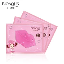 Lip Plumper Crystal Collagen Lip Mask Pads Moisture Essence Anti Ageing Wrinkle Patch Pad Gel Full Lips Lip Enhancer