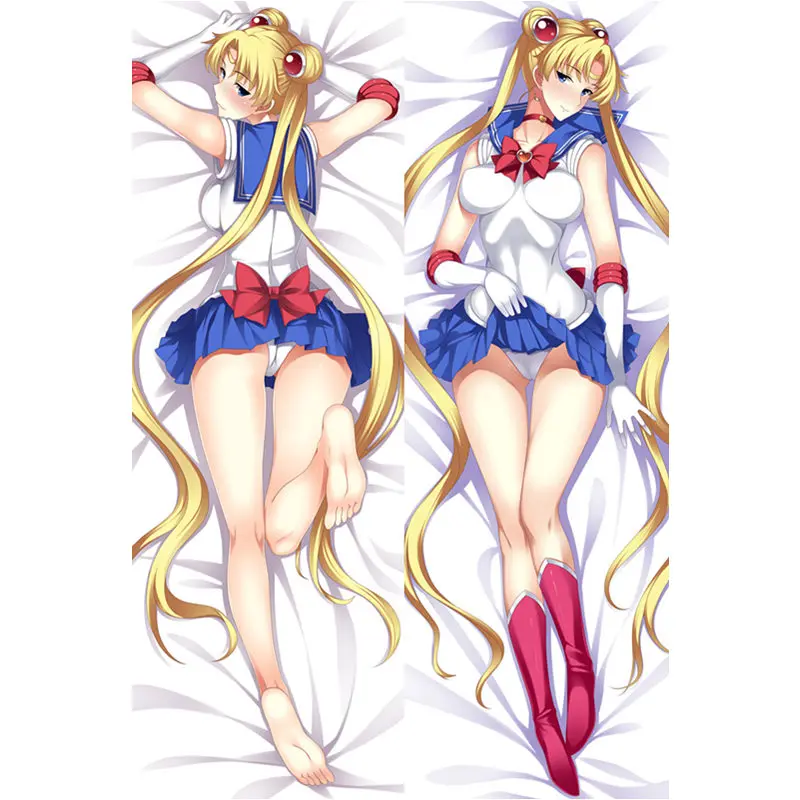 Аниме Сейлор Мун Наволочка для подушки Chibiusa Tsukino Usagi Dakimakura Чехол сексуальная