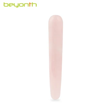 

BEYONTH Natural Rose Quartz Crystal Massage Wands Body Massager Points Stick Sexy Toy