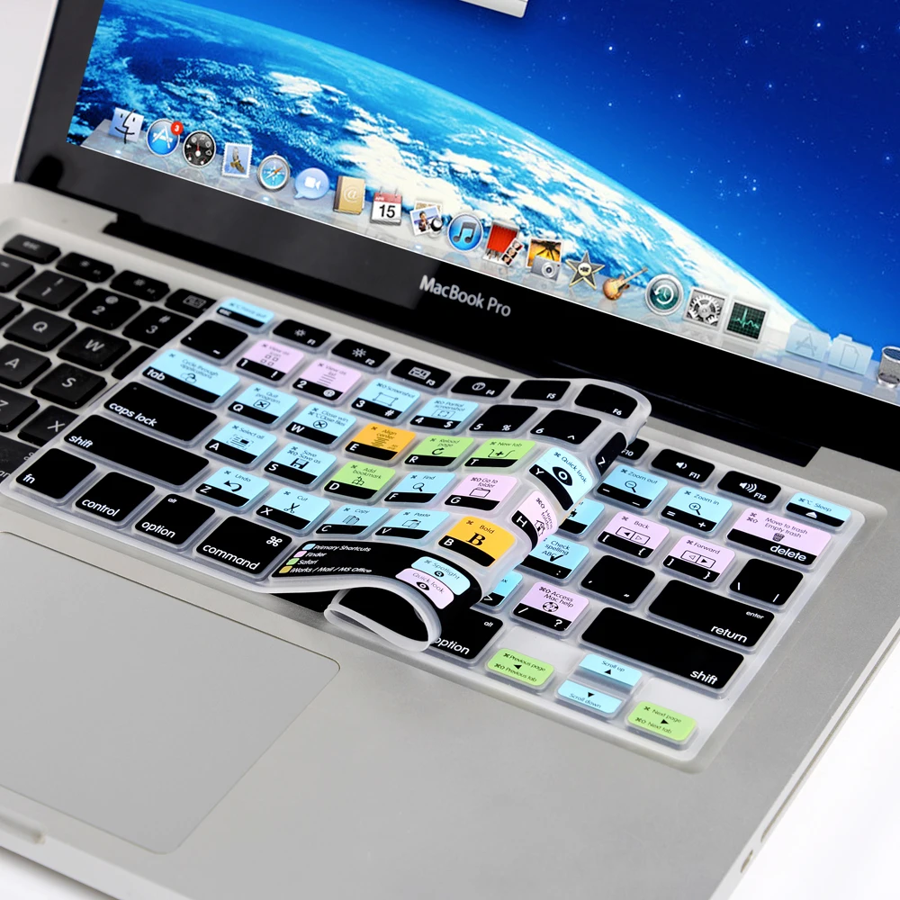 XSKN Mac OS X Быстрый дизайн функциональная прочная силиконовая клавиатура чехол для