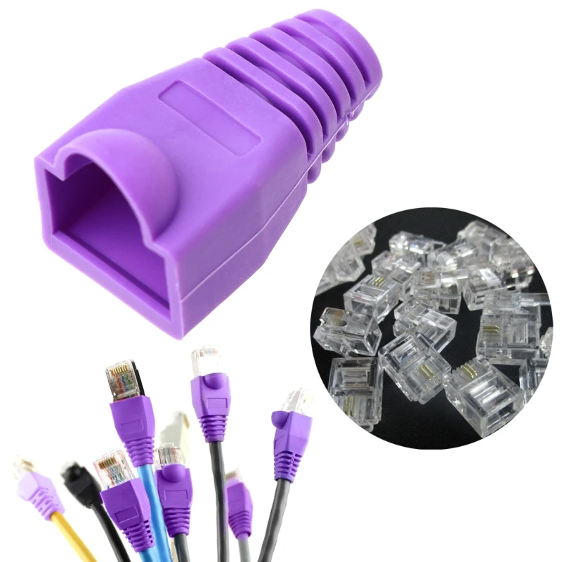 

10 Pcs Lot For RJ45 Cat6 Cat5E Network Cable Connector Plug Protective Caps
