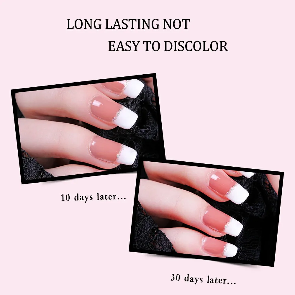Like UV Poligel Новый поли ногтей DIY акриловый s для дизайн белый полигель цвета