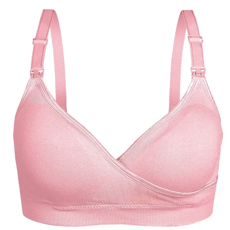 Womens Sexy Lingerie Deep v Breathable Plus Size Adjustable Cotton Bra Front Opening Buckle Cross No Steel Ring underwear New