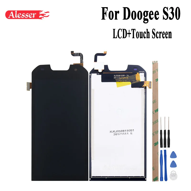 Alesser Для Doogee S30 ЖК дисплей и инструмент для ремонта сенсорного экрана в сборе