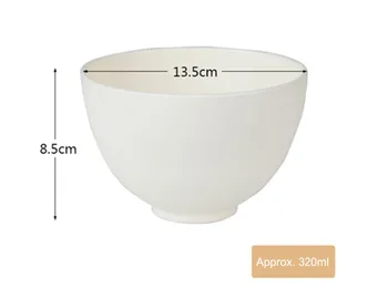 

Elitzia ETBWP001WL Mask Tools Silicone Adjust Film Mask Bowl Set Beauty Salon Powder Necessary Supplies 3 Color Size L