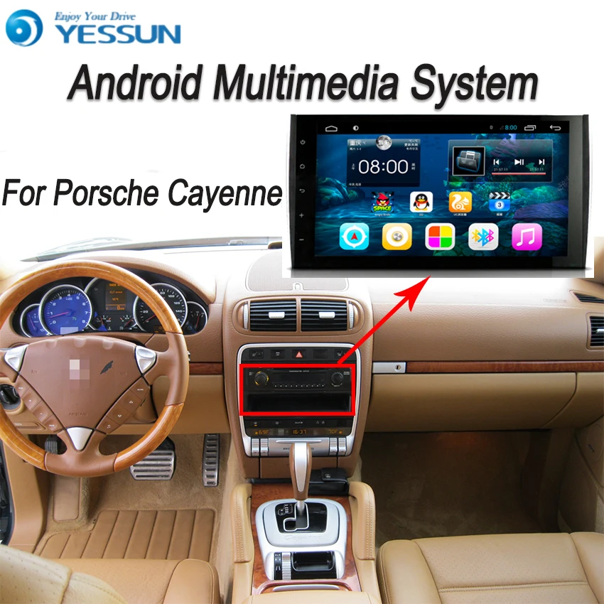 YESSUN для Porsche Cayenne 2006~ 2010 Android автомобильный gps-навигация, dvd-плеер Мультимедиа Аудио Видео Радио мультисенсорный экран