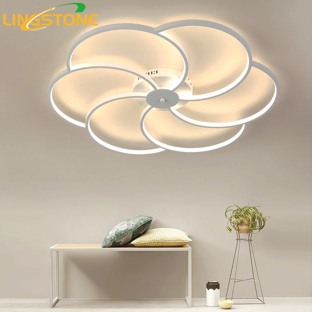 

Modern Led Ceiling Lights for Living Room Surface Mounted Ceiling Lamp with Remote Control Kitchen Lamp Bedroom Light Fixtures