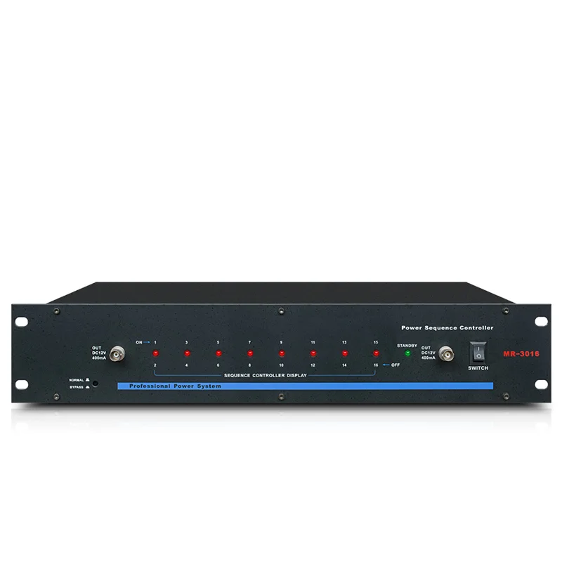 MR 3016 power supply sequence automatic power strip effective protection switch to improve stability 16 socket