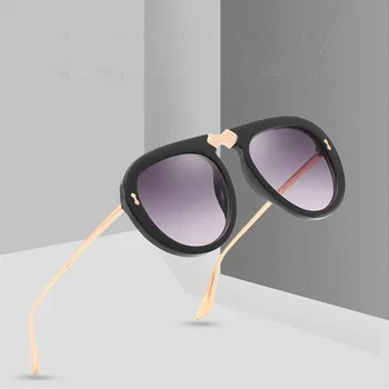 

2019 Fashion Vintage Pilot Aviation Style Gradient Sunglasses Women Cool Brand Design Sun Glasses Oculos De Sol Zonnebril Heren