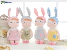 Echte Original Metoo Angela Kaninchen Plüsch Spielzeug Puppen Metoo Boneca Mini Kaninchen Plüsch-schlüsselanhänger Bichinhos Tier Coel Spielzeug(China)