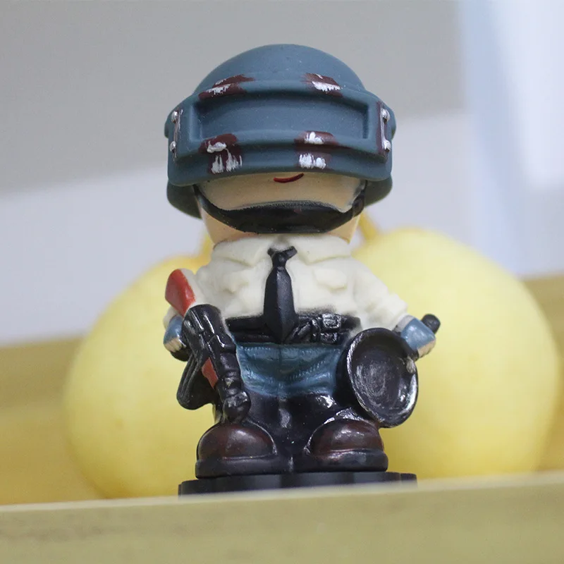 

New Mini Q Version Game PUBG Action Figure Playerunknowns Battlegrounds Cartoon Shaking head Figure Model Collection Gift Toys