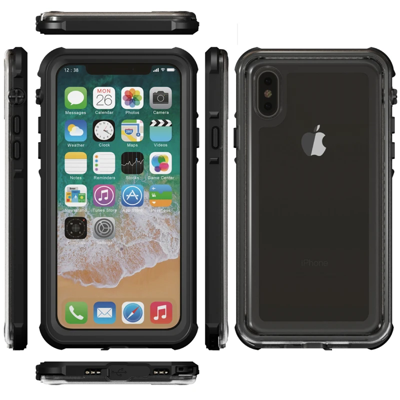 Водонепроницаемый чехол HOTR IP68 ДЛЯ Iphone X водонепроницаемый для плавания и