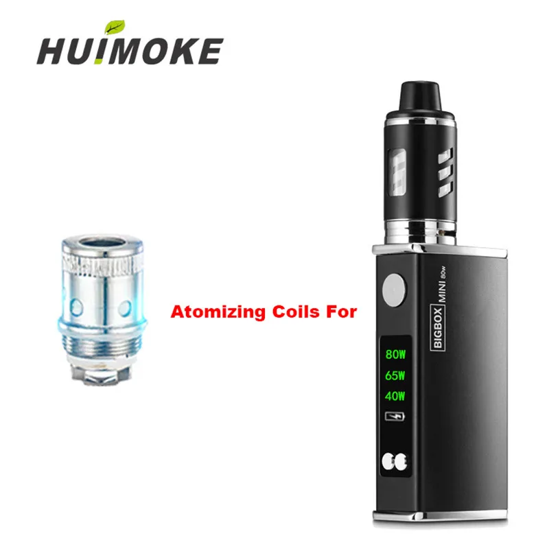 

Electronic Cigarette 100% Original Atomizing Coils For Vape BIGBOX MINI 80W Mod Box Vaporizer Tank High Quality Big Smoke